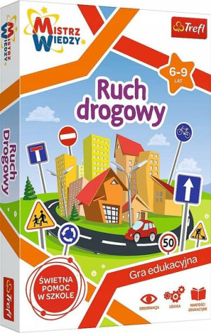 Planszowa gra edukacyjna Mistrz wiedzy Ruch Drogowy