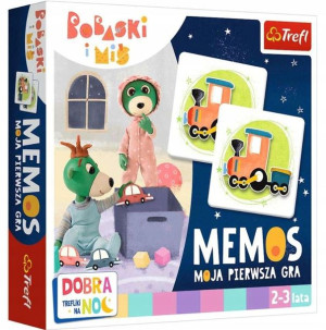 Gra Mój pierwszy memos Bobaski i Miś - Dobranoc, Trefliki na noc