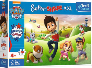 Puzzle 60 elementy Super Shape XXL Uśmiechnięte pieski Psi Patrol