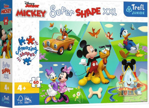 Puzzle 60 elementy Super Shape XXL Z Mikim zawsze jest wesoło