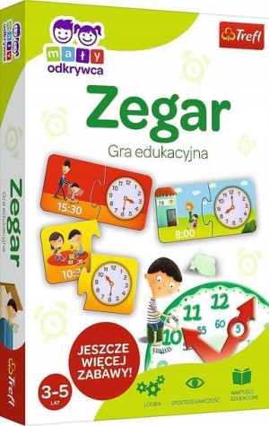 Gra edukacyjna układanka Mały Odkrywca Zegar