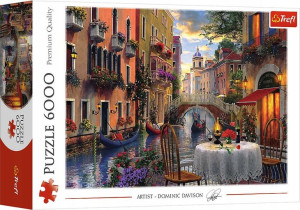 Puzzle 6000 elementów Romantyczna kolacja