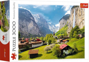 Puzzle 3000 elementów Lauterbrunnen Szwajcaria