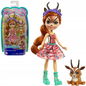 Enchantimals Gabriela Gazelle & Spotter lalka i figurka