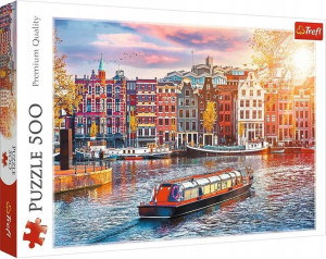 Puzzle 500 elementów Amsterdam Holandia