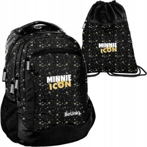 BeUniq Plecak i worek na buty Premium Myszka Minnie Icon