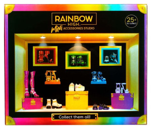 Rainbow High mini studio akcesoriów buty seria 1