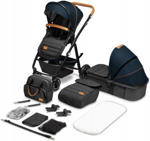 Lionelo Wózek wielofunkcyjny Amber Blue Navy 2w1