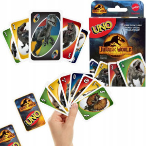 Towarzyska Gra karciana UNO edycja Jurassic World Dominion