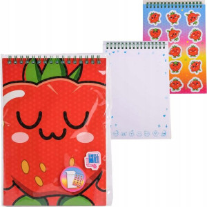 Fruity Squad Pachnący notatnik z naklejkami