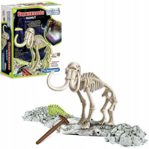 Skamieniałości Mamut fluorescencyjny świecący szkielet