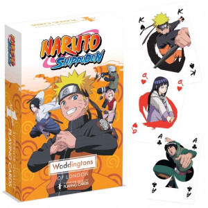Waddingtons Naruto Shippuden Karty do gry klasyczna talia kolekcjonerska Wi
