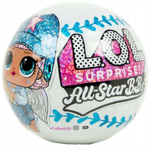ZESTAW L.O.L. Surprise kula All Star BBs niebieska i Gra Karciana Top Trump