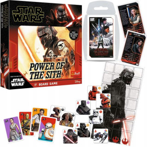 Star Wars Gra Moce Sithów i gra karciana Top Trumps Ostatni Jedi