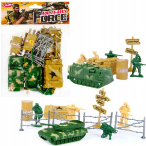 Military Force zestaw wojskowy figurki i pojazdy