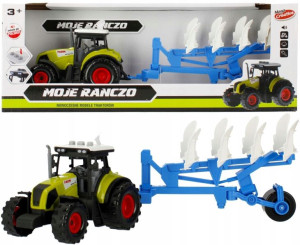 Moje ranczo Traktor z przyczepą 34 cm ze światłem i dźwiękami