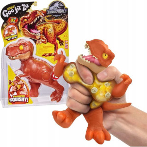 Goo Jit Zu Jurassic World rozciągliwa figurka T-Rex 15 cm