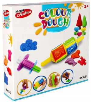 Masa plastyczna Colour Dough Zestaw Zwierzęta i kształty 6 kolorów