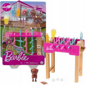 Barbie Piłkarzyki zestaw z pieskiem