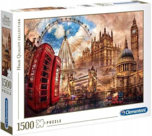 Puzzle Vintage Londyn 1500 elementów