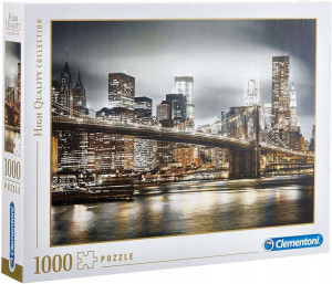 Puzzle New York Skyline Widok na nocny Nowy York 1000 elementów