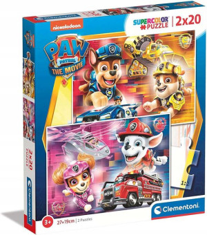 Clementoni Puzzle 2x20 Psi Patrol The Movie