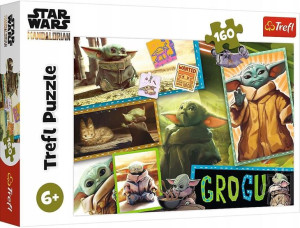 Star Wars Puzzle 160 elementów Mandalorian Grogu