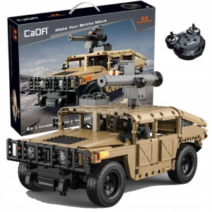 Cada C51202W zdalnie sterowany Wojskowy samochód Humvee Off-Roader 628 el.
