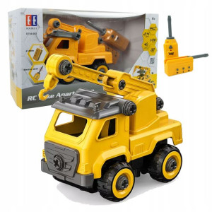 Double Eagle E754-003 zdalnie sterowany pojazd budowlany dźwig 32 elementy