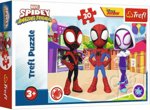 Puzzle Przygody Spiday'a i przyjaciół 30 elementów