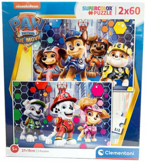 Clementoni Puzzle 2x60 Psi Patrol The Movie