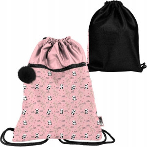 Paso Worek na buty Premium urocze pandy + breloczek