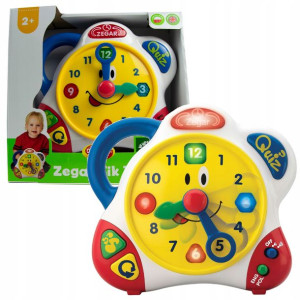 Interaktywny zegar edukacyjny Tik Tak polski/angielski