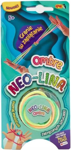 NEO-lina Ombre Granie w zaplątanie żółto-pomarańczowo-zielony sznurek