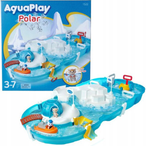 Aquaplay zestaw Tor wodny Polar + figurki