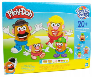 Zestaw Play-Doh Ciastolina Pan Bulwa 7 kolorów, 8 TUB