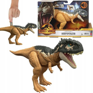 Jurassic World Dinozaur Figurka Skorpiovenator z dźwiękiem