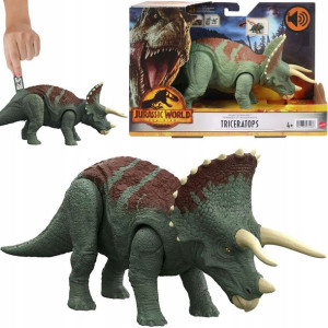 Jurassic World Dinozaur Figurka Triceratops z dźwiękiem