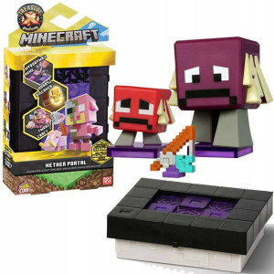 Minecraft Portal do Netheru zestaw do wydobywania skarbów i budowania