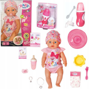 Zapf Creation Baby Born lalka Magic Girl 43 cm + Baby Born interaktywna but