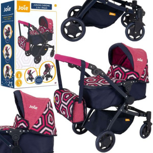 Joie Junior Chrome 3w1 Pram Wózek dla lalek z torbą