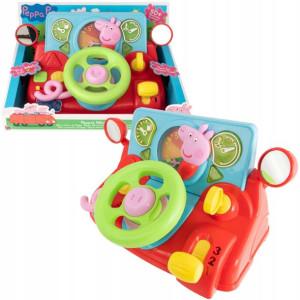 Świnka Peppa Kierownica symulator ze światłem i dźwiękiem