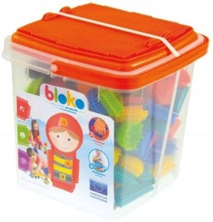 Bloko Klocki Pin Bricks Emergency w wiaderku 102 elementy