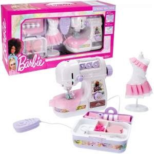 Barbie Maszyna do szycia dla dzieci z akcesoriami