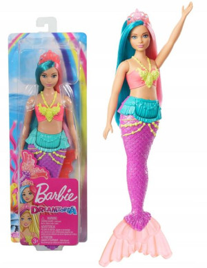 Lalka Barbie Dreamtopia Syrenka z fioletowym ogonem