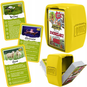 Top Trumps Dzieciaki Bystrzaki Zwierzaki Quiz 500 pytań Winning Moves