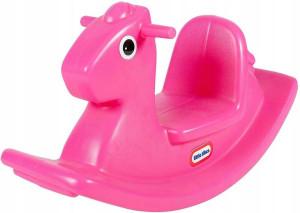 Little Tikes Bujak różowy koń na biegunach