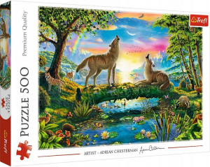 Trefl Puzzle 500 elementów Wilcza Natura