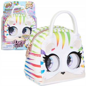 Purse Pets Micro kotek Roarin' Rainbow torebka z oczami dla dzieci brelok