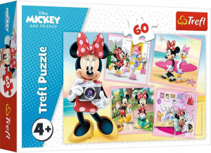 Puzzle 60 elementów Urocza Myszka Minnie